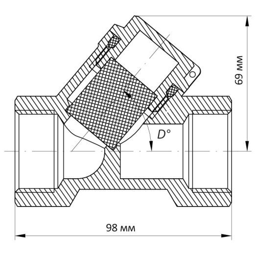 Фільтр грубої очистки 1 1/4" Koer KR.F01 (KR2869)