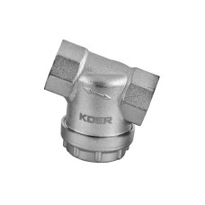 Фільтр грубої очистки Koer KR.F03-1/2.N - 1/2" універсальний нікельований (KR5471)