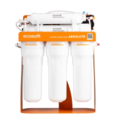 Фильтр обратного осмоса Ecosoft Absolute 6-75MPS с минерализатором и помпой на станине (MO675MPSECO)