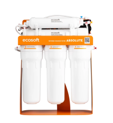 Фильтр обратного осмоса Ecosoft Absolute 6-75MPS с минерализатором и помпой на станине (MO675MPSECO)