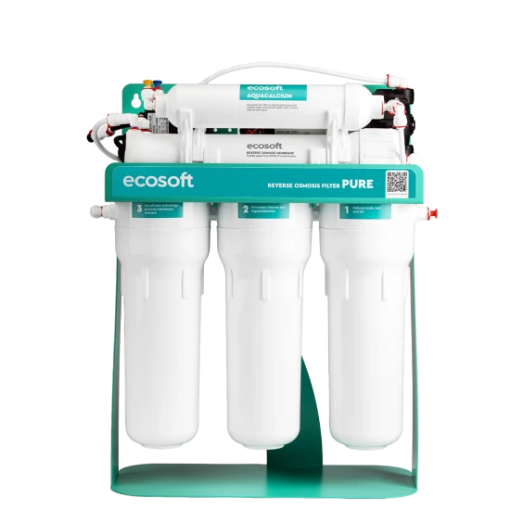 Фильтр обратного осмоса Ecosoft PURE AquaCalcium MINT с помпой на станине (MO675PSMACECO)
