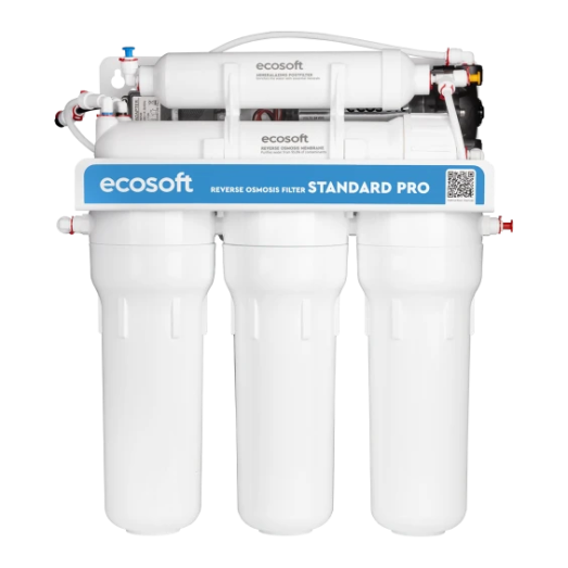 Фильтр обратного осмоса Ecosoft Standard PRO 5-50P с помпой (MO550MPECOSTD)