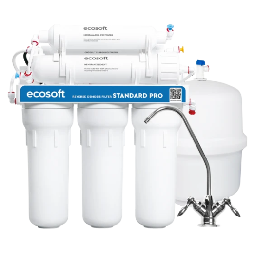 Фильтр обратного осмоса Ecosoft Standard PRO 6-50M с минерализатором (MO650MECOSTD)