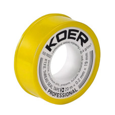 ФУМ лента для газа Koer STP-02 PRO 20M*0.2mm*19mm (KR0122)