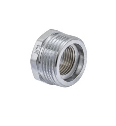 Футорка 1/2"х1" (хром) Koer KF.F0610.chr (KF0131)