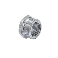 Футорка 1/2"х3/4" (хром) Koer KF.F0608.chr (KF0134)