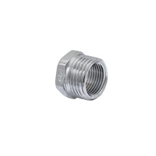 Футорка 3/8"х1/2" (хром) Koer KF.F0406.chr (KF0133)