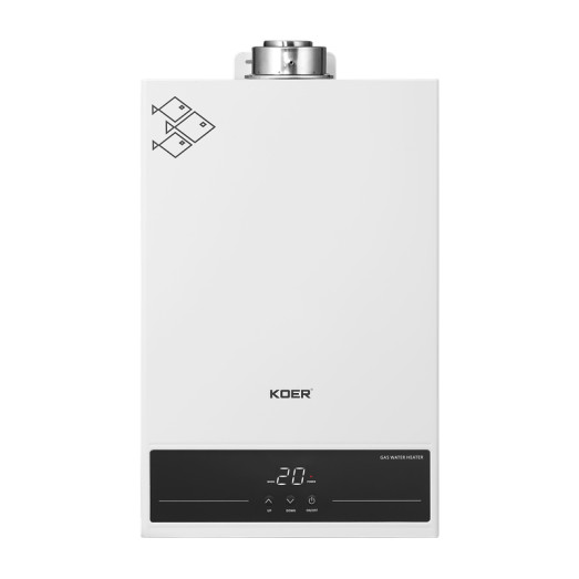 Газова колонка KOER KWH.G0312 TURBO WHITE турбована 12 л/хв (KR5557)