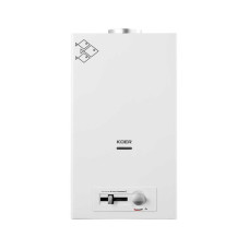 Газовая колонка KOER KWH.G0410 WHITE дымоходная с пьезорозжигом 10 л/мин (KR5663)