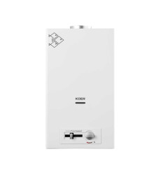 Газовая колонка KOER KWH.G0410 WHITE дымоходная с пьезорозжигом 10 л/мин (KR5663)
