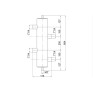 Гідрострілка Icma 1 1/4" №C303 (92C303AG06)