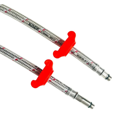 Гибкая подводка в силиконовой оболочке (пара) Koer KH-02-F1/2"xM10-800 (KR3533)