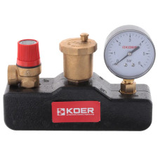 Группа безопасности 1" (в теплоизоляционном кожухе) Koer KR.105PT (KR2753)"