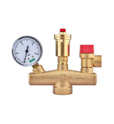 Группа безопасности котла Roho R2112-100 -1" (3 бар) (RO0220)