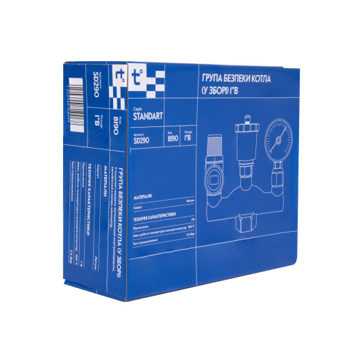 Группа безопасности котла Thermo Alliance Standart 1" (SD290)