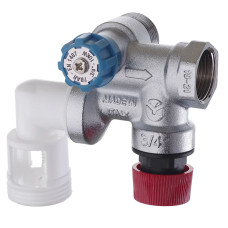 Група безпеки водонагрівача (горизонтальна) Roho R2111-050 - 1/2"х 3/4" ВЗ (7 бар) (RO0164)