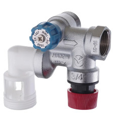 Группа безопасности водонагревателя (горизонтальная) Roho R2111-050 - 1/2"х 3/4" ВЗ (7 бар) (RO0164)