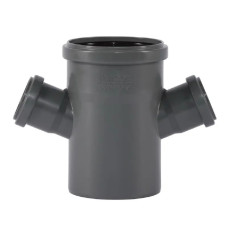 Крестовина канализационная Ostendorf HT Safe 110/50 мм 67° (175910)