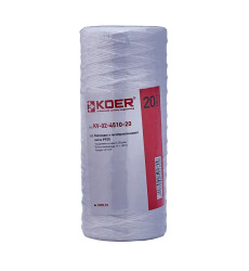 Картридж із поліпропіленової нитки Koer KV-02-4510-20 (PP20 4,5"x10") (KR5028)