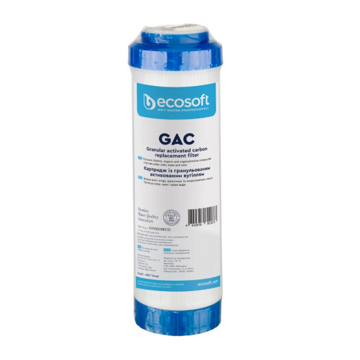 Картридж з гранульованим активованим вугіллям Ecosoft 2,5"х10" (CHV2510ECO)
