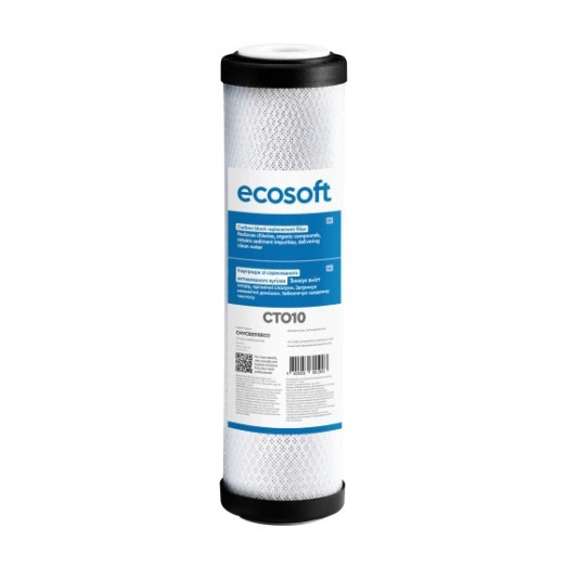 Картридж зі спресованого активованого вугілля Ecosoft 2,5"х10" (CHVCB2510ECO)