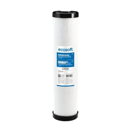 Картридж зі спресованого активованого вугілля Ecosoft 4,5"х20" (CHVCB4520ECO)