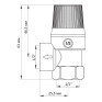 Предохранительный клапан 6 bar Koer KR.1260 (KR2681)