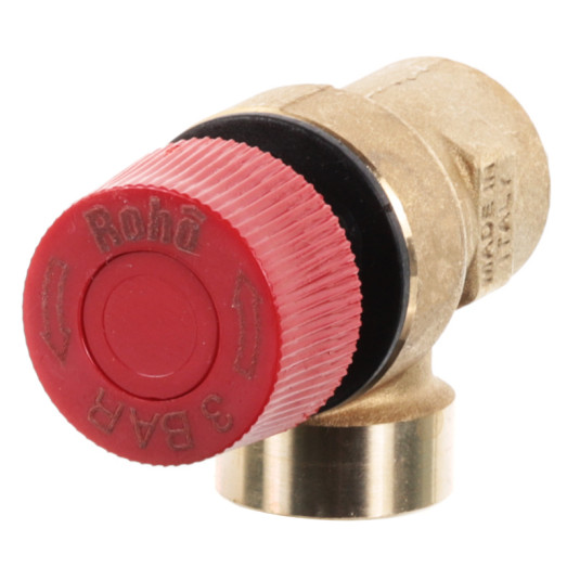 Клапан предохранительный Roho R2000-030 - 1/2" ВВ (3 бар) (RO0169)