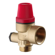 Клапан предохранительный ВН 1/2"х3/4" Koer KR.1262 (с выходом для подключения манометра) (1.5 бар) (KR3109)