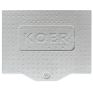 Інсталяція для підвісного унітазу Koer KT-0504-01 з панеллю змиву KT-0607-01 хром (KR5348)