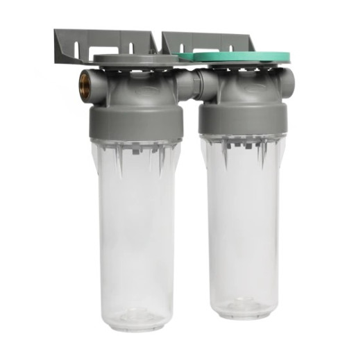 Колба фильтра прозрачная 2P DUPLEX ПЭТ для холодной воды Ecosoft 3/4" (FDPP2P0130/G118)