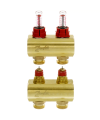 Колектор для теплої підлоги Danfoss FHF на 2 контури з витратомірами 1"х3/4" (088U0522)             