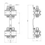 Коллектор Icma 1" 2 выхода без расходомера №K005 (87K005PG06)