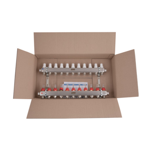 Коллектор Icma № К073 с расходомерами 1"x3/4" на 11 выходов (87K073179PT32QU)