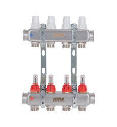 Коллектор с расходомерами 1"х4 Icma № К073 (87K073179PJ32QU)