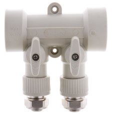 Колектор розподільний 2-way з фітингом (40x20) ППР KOER (KP2555)