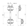Коллектор Thermo Alliance Forte 1" 2 выхода (SF002W2)