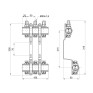 Коллектор Thermo Alliance Forte 1" 3 выхода (SF002W3)