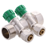Колектор вентильний з фітингом Koer KR.1124-2 1"x2 ways (KR2832)