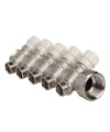Колектор з вентильними кранами FADO 1"x1/2"x5 (KVR15)