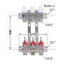 Коллектор с расходомерами 1"x3 Icma № К073 (87K073179PH32QU)