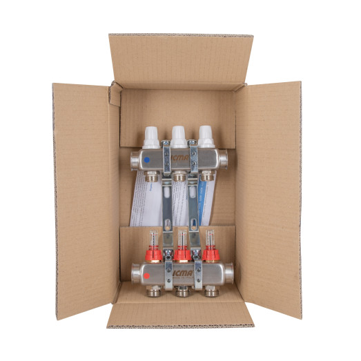 Коллектор с расходомерами 1"x3 Icma № К073 (87K073179PH32QU)