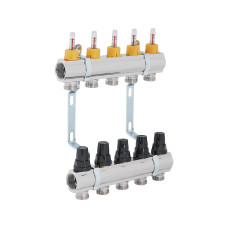 Коллектор с расходомерами Thermo Alliance Forte 1" 5 выходов (SF001W5)