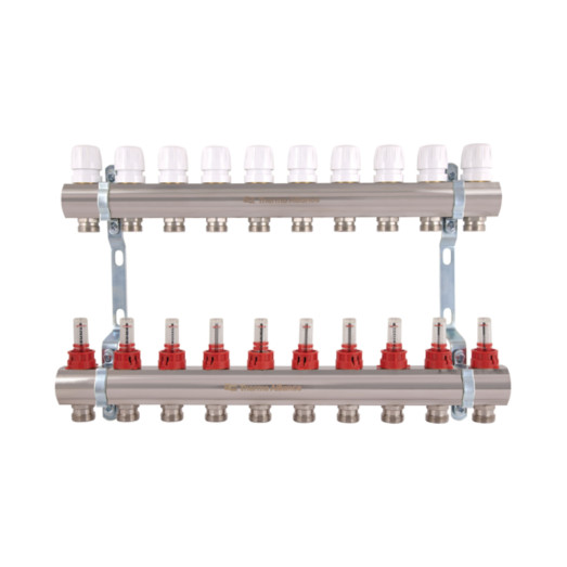 Коллектор с расходомерами Thermo Alliance Standart 1" 10 выходов (SD235W10)