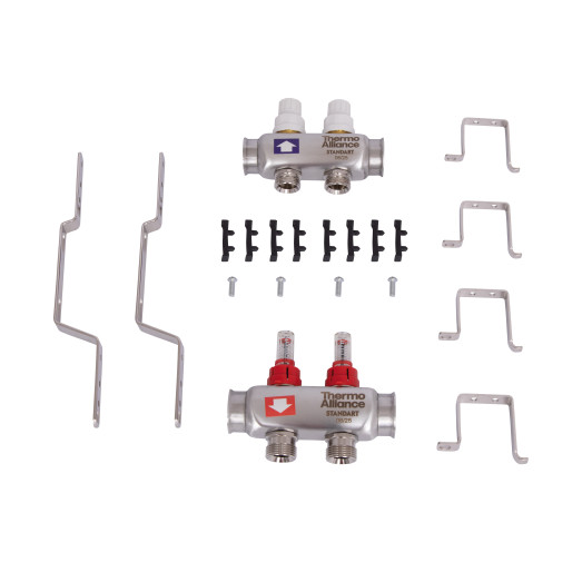 Коллектор с расходомерами Thermo Alliance Standart 1" 2 выхода (SD0042)