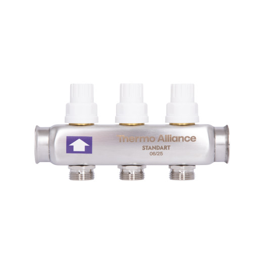 Коллектор с расходомерами Thermo Alliance Standart 1" 3 выхода (SD0043)