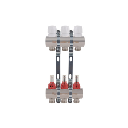 Коллектор с расходомерами Thermo Alliance Standart 1" 3 выхода (SD235W3)