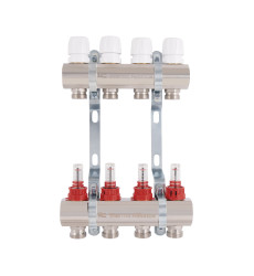 Коллектор с расходомерами Thermo Alliance Standart 1" 4 выхода (SD235W4)