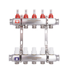 Коллектор с расходомерами Thermo Alliance Standart 1" 5 выходов (SD0045)