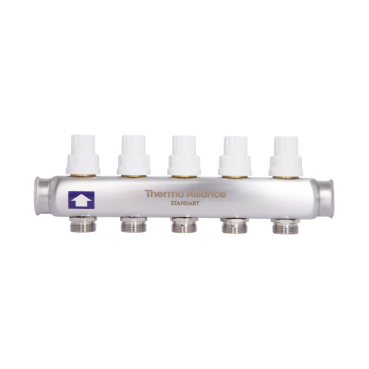 Коллектор с расходомерами Thermo Alliance Standart 1" 5 выходов (SD0045)